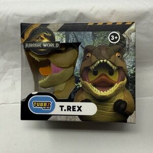 NEW TUBBZ MINI Jurassic Park T-REX  Collectible Duck Vinyl Figure JEEP